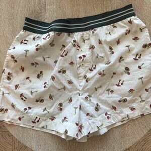 Anthropologie mushroom boxers NWT